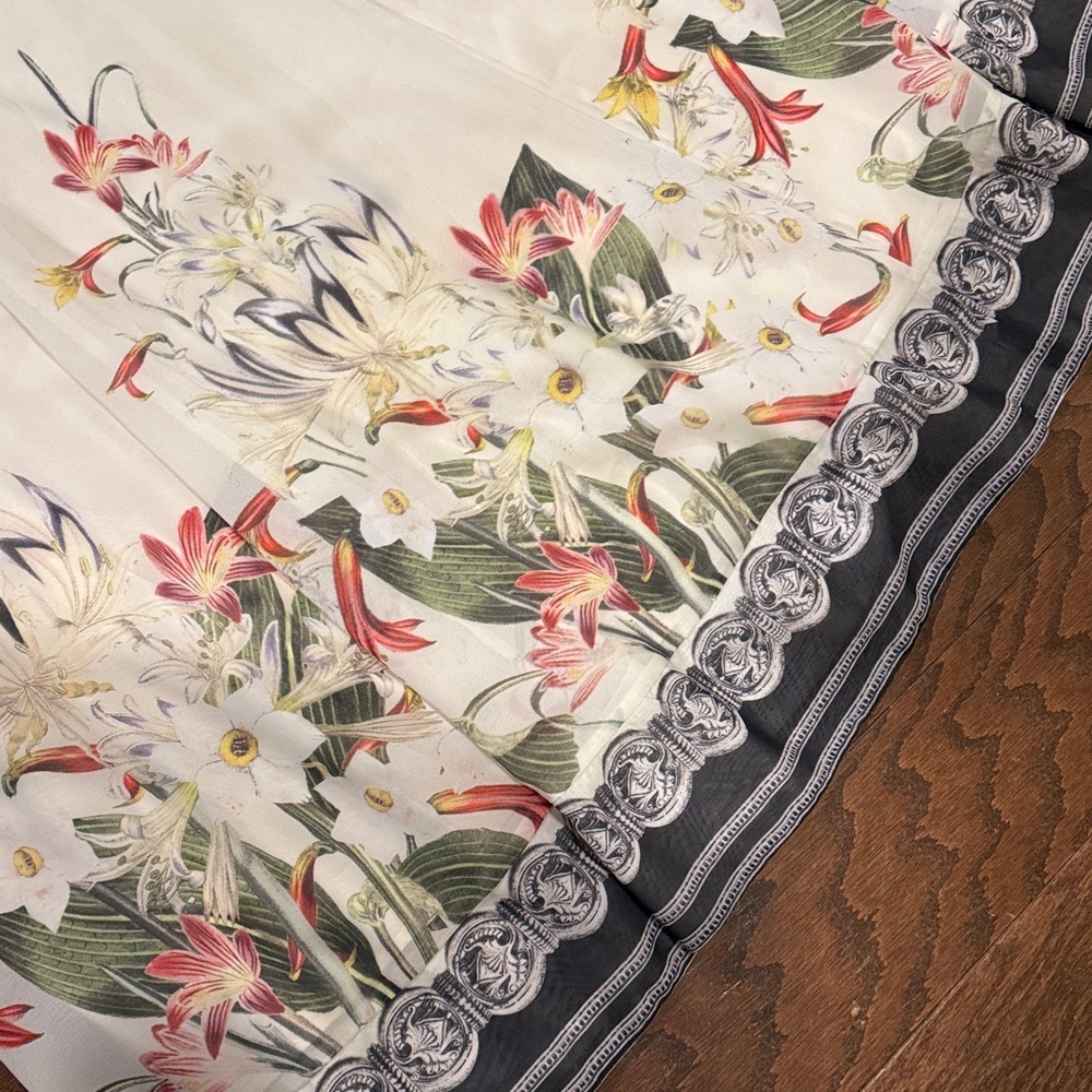 Soft Surroundings Spring Meadows midi skirt, XL - Picture 3 of 8
